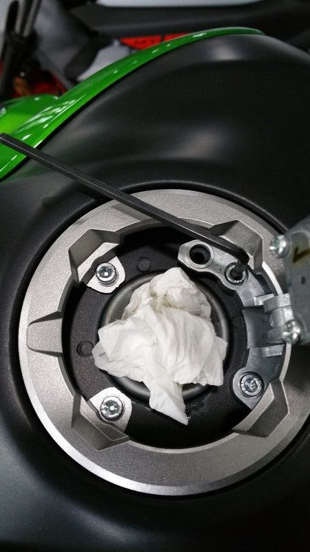 Kawasaki Z H2 [A-SIDER] - Black Edition Tank handle 4 screws black Kawasaki