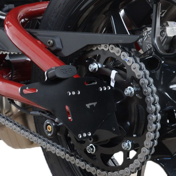 Indian FTR 1200 R Carbon [2020-2025] - Kennzeichenhalter (seitlich) - kleine Platte - Schwarz Indian FTR 1200
