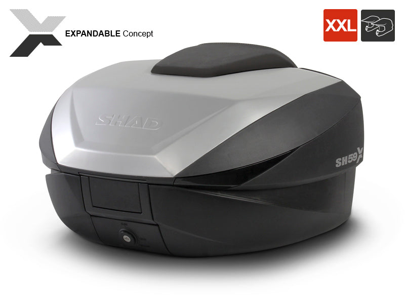 Yamaha X-Max 300 Tech Max + [SHAD] - SH59X top case aluminum