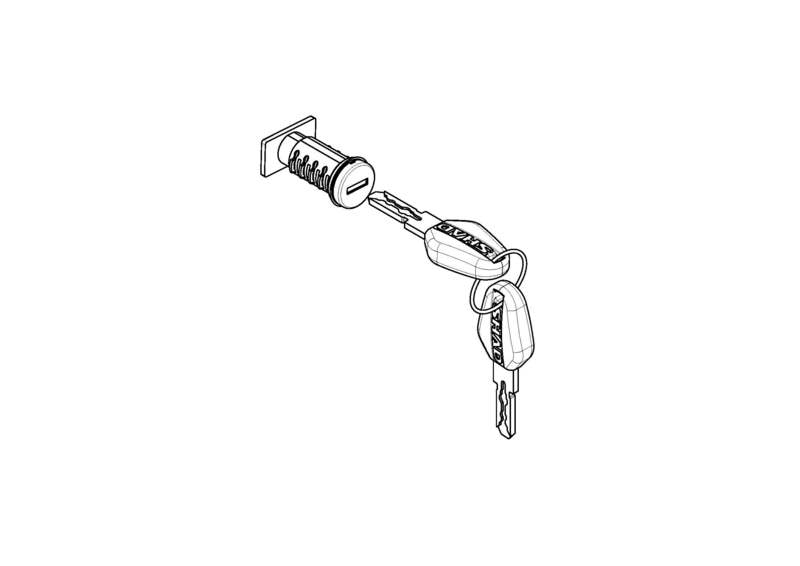 [SHAD] - TR37/TR48 Ersatzteil Schlosszylinder