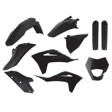 GAS GAS EC 350 F [2021-2023] - Plastic Kit Black GasGas EC