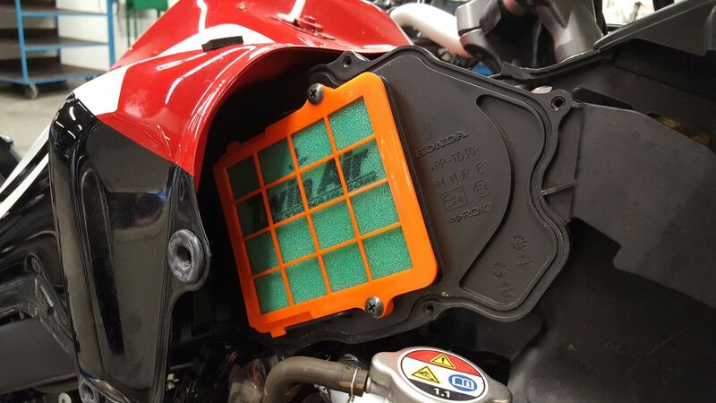 Honda Crf 1000 [TWIN AIR] - Set of two air filters + cages - 150607P