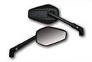Honda Crf 1100 L Africa Twin [SHIN YO] - Mirror Booster 2 Black (Pair)-1