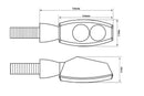Yamaha Tenere 700 DM09 [Highsider] - LED back, brake light and turn signal combination-5