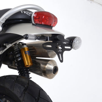 Triumph Scrambler 1200 XC [2022-2023] - Kennzeichenhalter - Schwarz Triumph 1200 Scrambler XC/XE