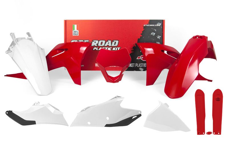 GAS GAS EC 350 F [2021-2023] - Plastic Kit Red/White GasGas EC/EC-F