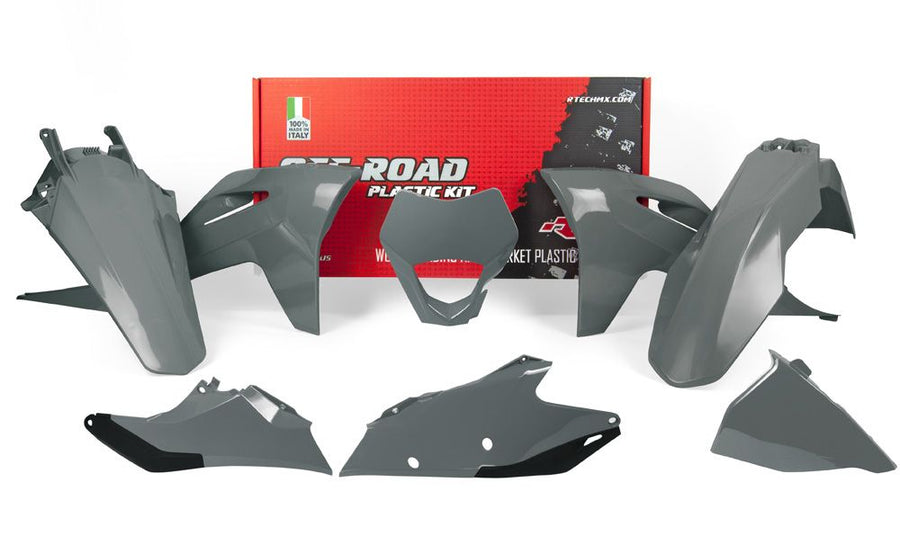 GAS GAS EC 250 F [2021-2023] - Plastik-Kit Quantum-Grau GasGas EC/EC-F