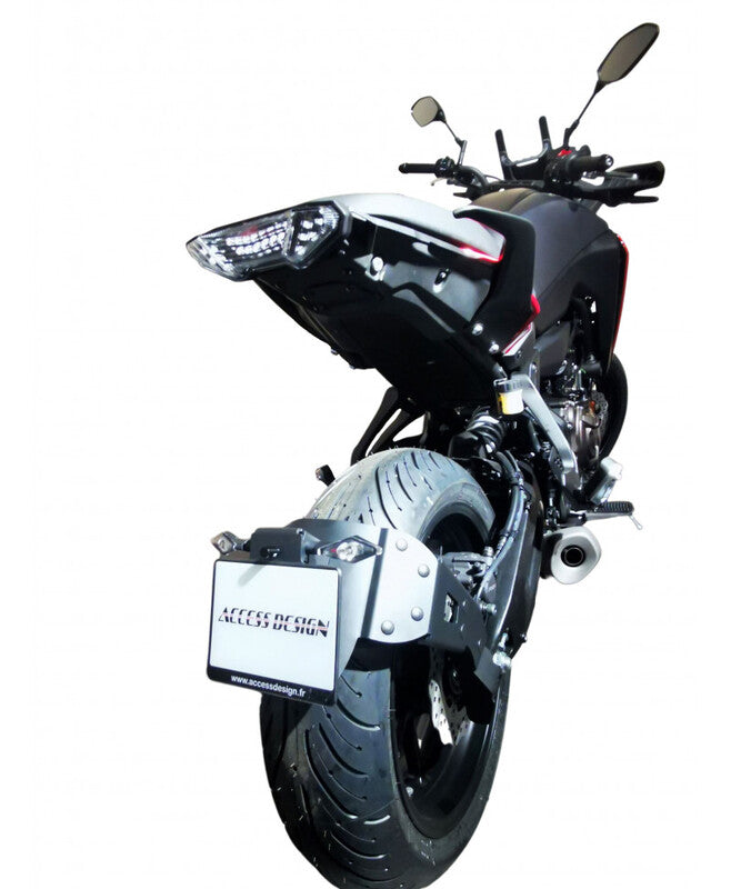 Yamaha Tracer 7 Tracer 7 Gt [ACCESS DESIGN] - ''Wheel Fitted'' License Plate Holder Black - Yamaha MT-07 Tracer