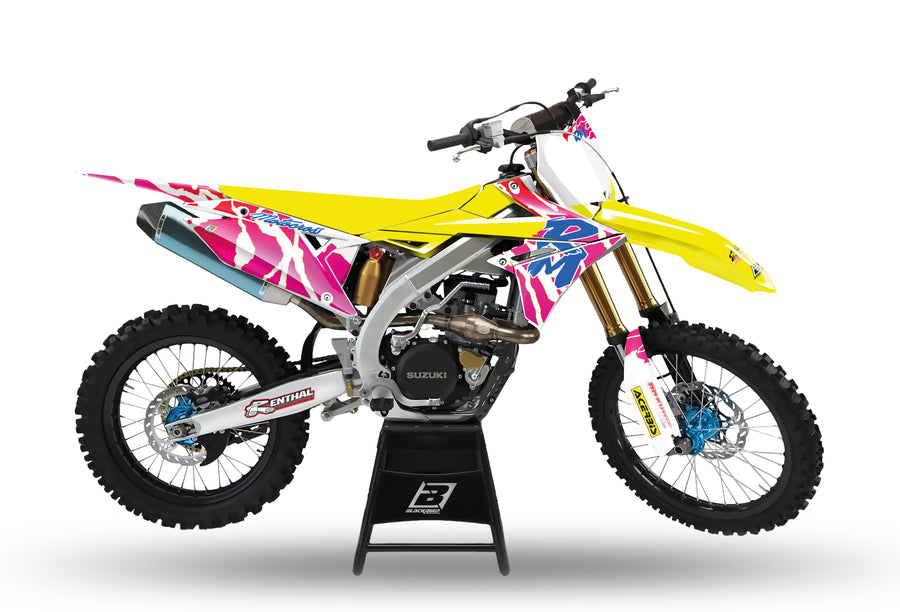 SUZUKI RM 250 [2001-2008] - Retro Complete Graphic Kit - Suzuki RM 125/250