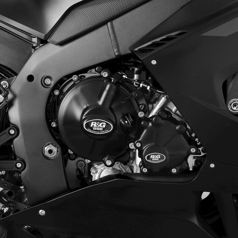 Honda CBR 1000 RR-R FIREBLADE [2020-2026] - Race Series Right Crankcase Cover Protector (Ignition) - Black Honda CBR1000RR-R Fireblade SP
