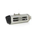 Suzuki V-Strom 1000 Abs [IXIL] - MXT silencer stainless steel / end cap black - ES8084SS