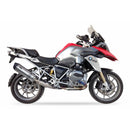 BMW R 1200 GS Adventure ABS (0 A 02) [2014-2016] - Hexoval Endtopf Edelstahl / Endkappe Edelstahl schwarz - OB5097VSE