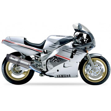 Yamaha Fzr 1000 [IXIL] - Hexoval muffler stainless steel / end cap stainless steel black - OY9081VSE