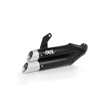 Honda CB 500 F PC45 [2013-2015] - Hyperlow Endtopf Edelstahl schwarz / Endkappe Aluminium - XH6333XB