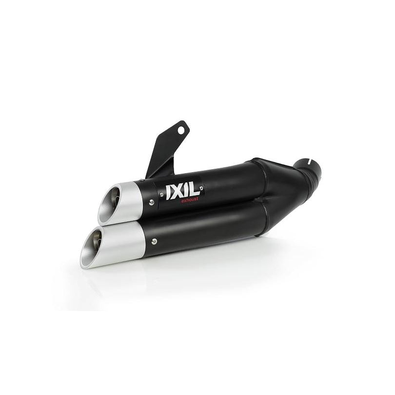 Honda CB 500 F ABS PC45 [2013-2015] - Hyperlow Endtopf Edelstahl schwarz / Endkappe Aluminium - XH6333XB