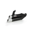 Suzuki Gsf 650 Bandit [IXIL] - Hyperlow silencer stainless steel black / end cap aluminum - XS8357XB