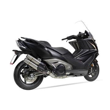 Kymco Ak 550 [IXIL] - L5X complete system polished stainless steel / polished stainless steel - XK0350XS