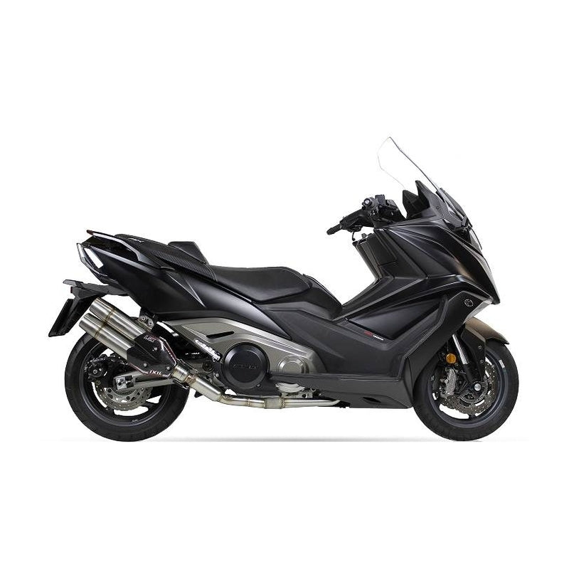 Kymco Ak 550 [IXIL] - L5X complete system polished stainless steel / polished stainless steel - XK0350XS