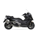 Kymco Ak 550 [IXIL] - L5X complete system polished stainless steel / polished stainless steel - XK0350XS