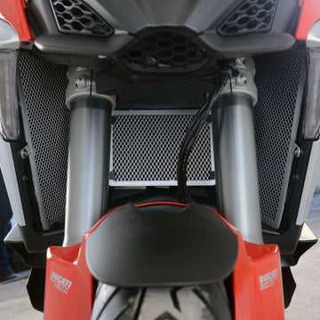 Ducati Multistrada V4 S [2021-2026] - Kühlerschutzgitter Rot - Ducati Multistrada V4S