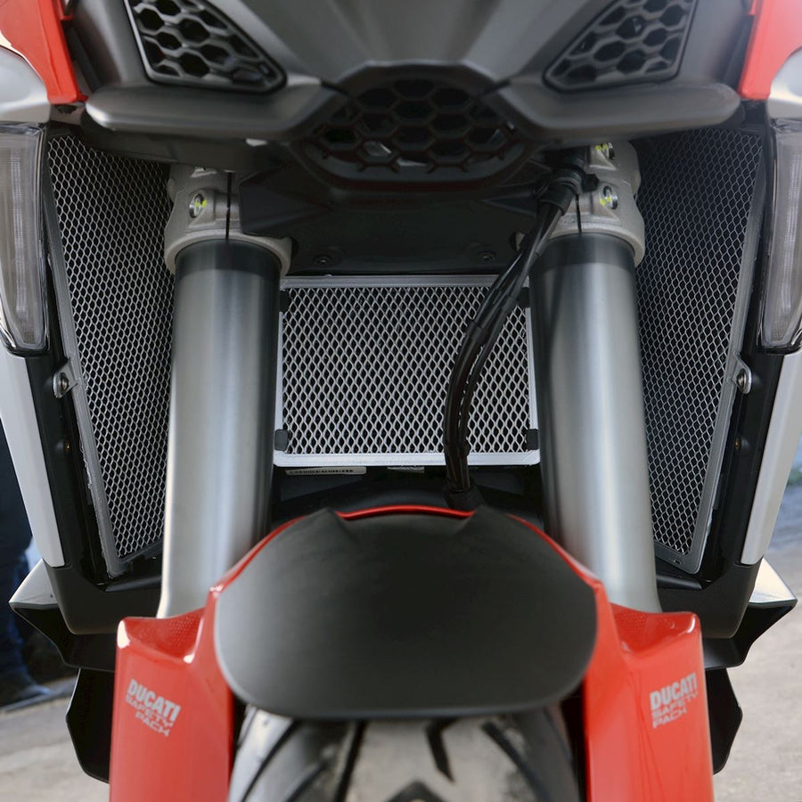 Ducati Multistrada V4 S [2021-2026] - Kühlerschutzgitter Rot - Ducati Multistrada V4S