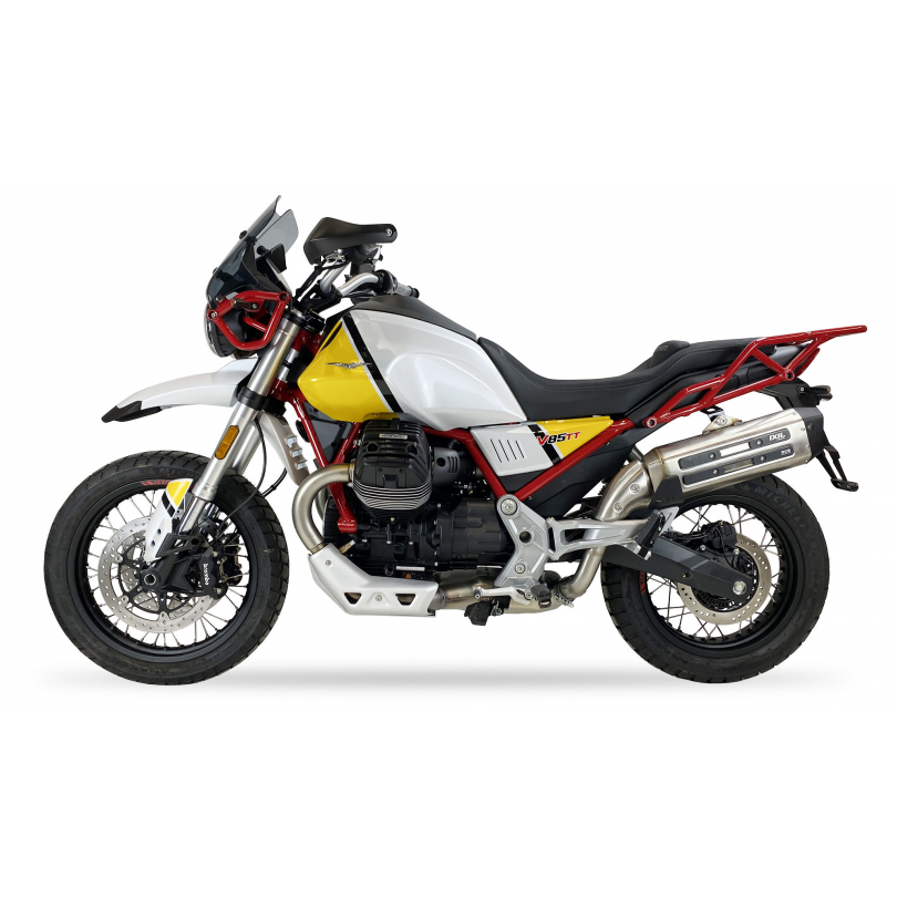 Moto Guzzi V 85 TT Centenario [2022] - MXT Silencer stainless steel - Moto Guzzi V85 TT - EM3037SS