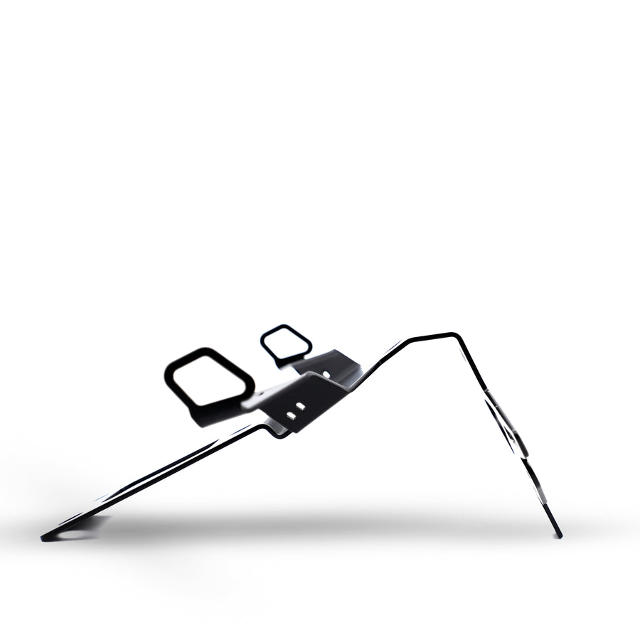 Ducati 950 Hypermotard RVE [2021-2025] - Kennzeichenhalter Schwarz - Ducati Hypermotard 950 (Einzelauspuff seitlich)