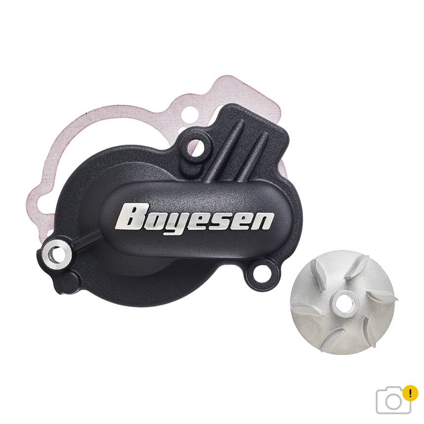 HONDA CRF 150 R [2024-2027] - SuperCooler Wasserpumpendeckel + Impeller-Kit - Schwarz
