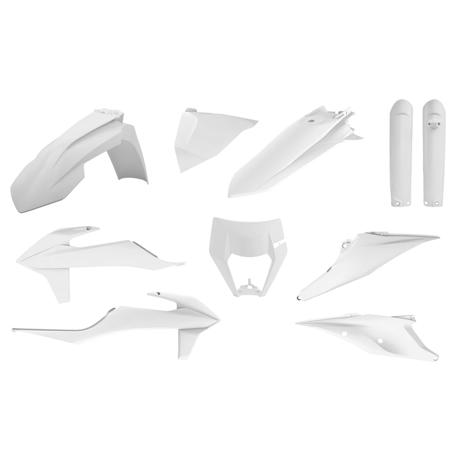 KTM 300 XC W [2022-2023] - Plastik-Kit Weiss - KTM EXC/EXC-F