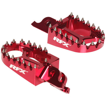 HUSQVARNA FE 501 [2024-2025] - Pro Series CNC-Aluminium Fußrasten - rot