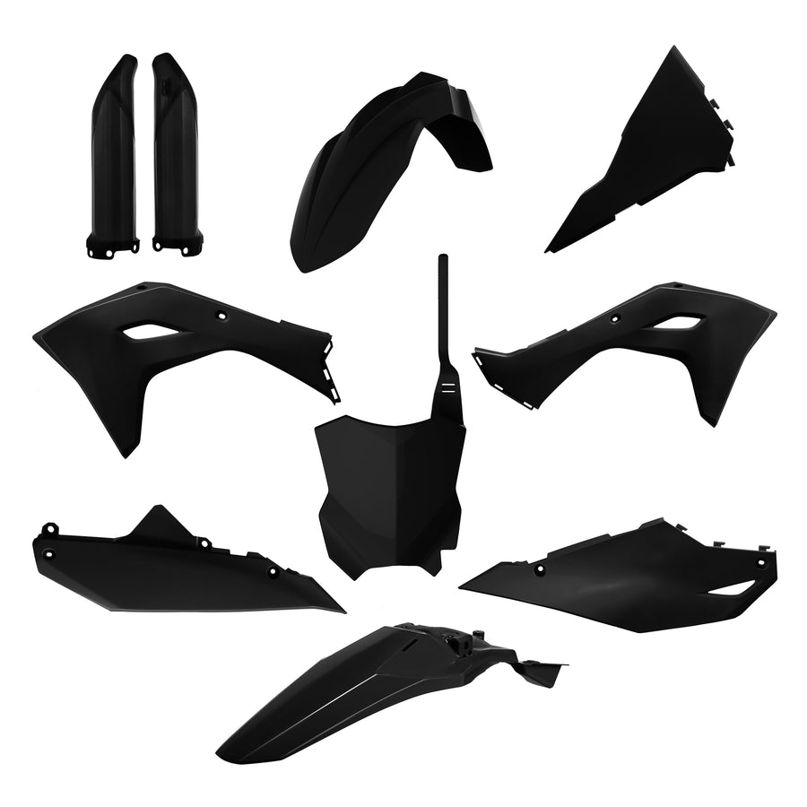 Kawasaki KX 250 X [2025-2026] - Plastik-Kit mit Gabelprotektoren