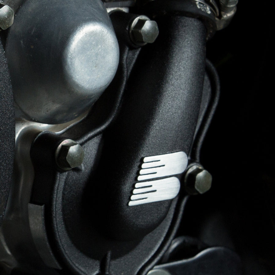 KAWASAKI KX 450 F [2027] - Supercooler Kit - Wasserpumpenabdeckung Schwarz mit Laufrad