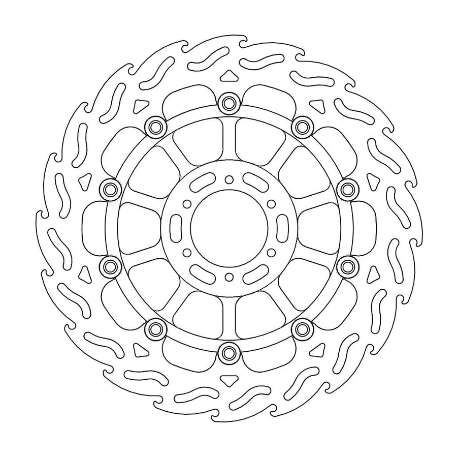 HONDA CB 1100 [2000-2001] - Brake disc Flame front left