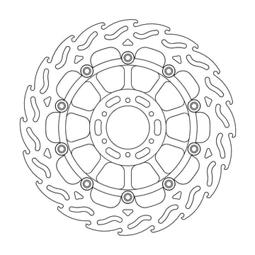HONDA CBR [1999-2007] - Brake disc Flame front left