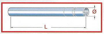 Honda GL 500 Silver Wing D (PC 02) [1982] - Gabelstandrohr - 35 x 645 mm