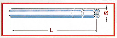 BUELL XB 12 S LIGHTNING [2003-2004] - Gabelstandrohr - 41 x 510 mm
