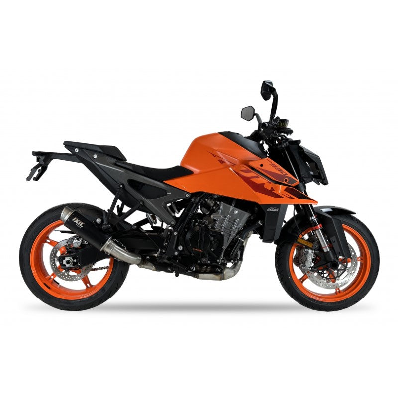 KTM 990 Duke [2024] - RC3B Edelstahl-Endschalldämpfer Schwarz KTM 990 Duke (KTM R2 DK) 24-, E-geprüft