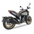CF Moto 700 CL-X Sport [2021-2023] - RC3B Slip-On Endtopf Edelstahl Schwarz