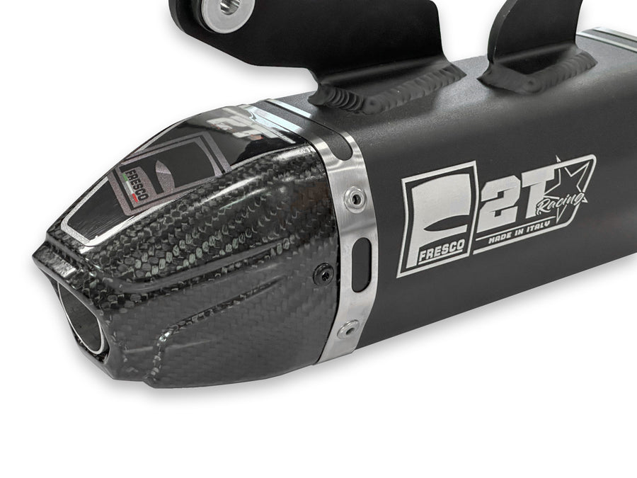 KTM 125 SX [2023-2027] - Carby silencer black aluminum/carbon end cap