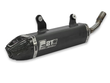 Yamaha YZ 250 (CG 13) [2003] - Carby silencer black aluminum/carbon end cap