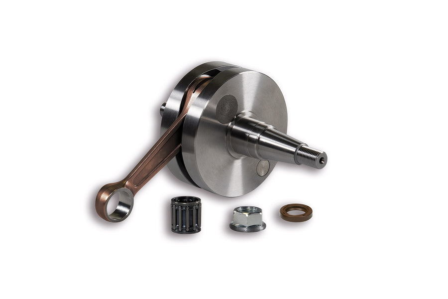 Vespa PK XL Plurimatic 125 [1985-1990] - crankshaft with pin ø 15, rod 97, stroke 51 mm and reed valve and cone ø 20