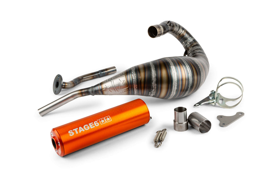 Beta RR-T SM 50 2T - Exhaust 80 - 90cc CNC orange