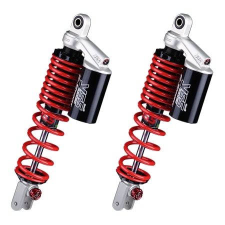Yamaha X-MAX 300 Euro 5 [2025] - Double strut rear shock absorber with external reservoir gas