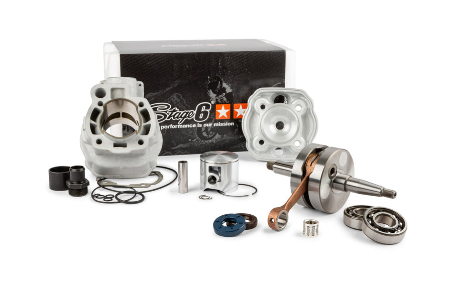 Sherco HRD Enduro 50 2T [1998–2005] - Motorpack Zylinder Auspuff Big Racing 77ccm