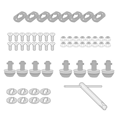 BMW R 1200 GS [GIVI] - Rapid-Release-Umbausatz für Seitenkofferträger