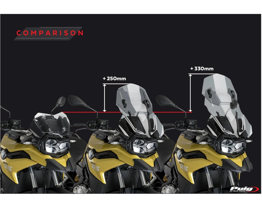 BMW F 750 GS [2024] – Adjustable windshield – Tinted