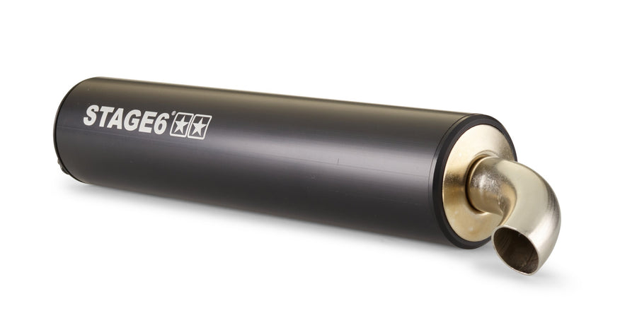 MBK Nitro Naked 50 2T LC [–2012] - Auspuff Pro Replica MK2 Schwarz