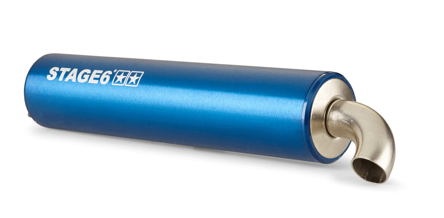 MBK MachG 50 2T LC [–2002] - Auspuff Pro Replica MK2 Blau