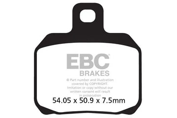 aprilia sl 1000 [EBC] – Semi-sintered Vee brake pads