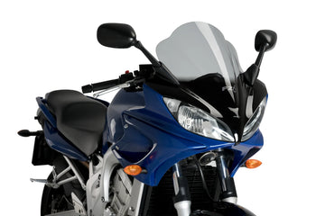 YAMAHA FZ6 FAZER [2008] – racing screen – black - 0